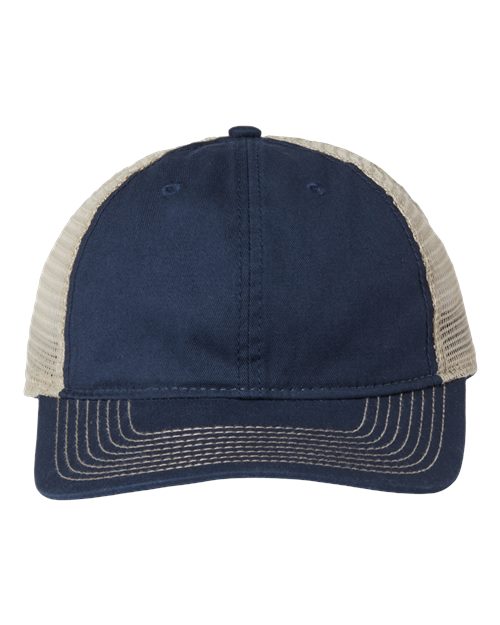 The Game GB880 Soft Trucker Cap - Navy/ Khaki