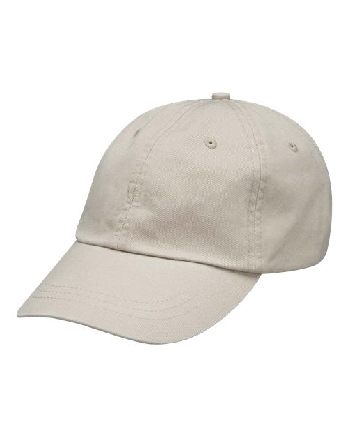 Adams Headwear LP104 Optimum II True Color Dad Hat - Stone