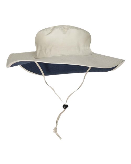 Load image into Gallery viewer, Adams Headwear XP101 Extreme Adventurer Booney - Stone/ Navy
