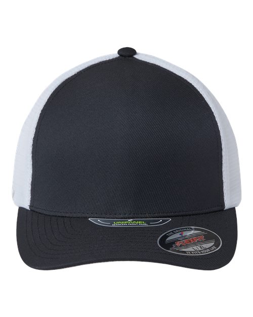 Flexfit 5511UP Unipanel™ Trucker Cap - Black/ White