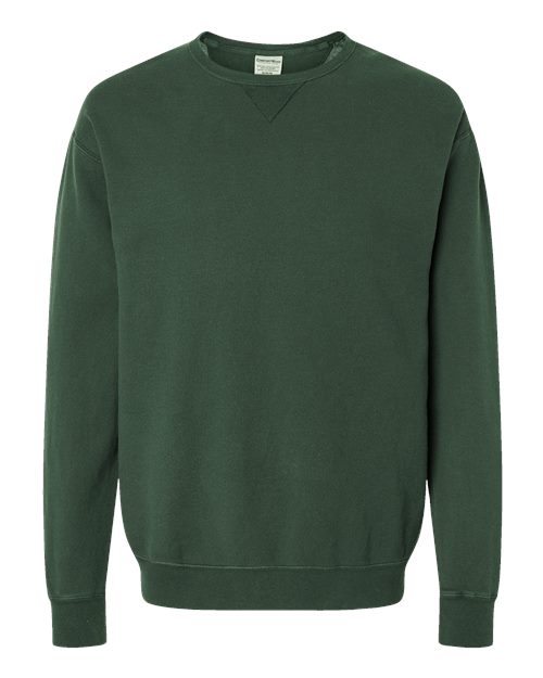 Load image into Gallery viewer, Unisex Garment-Dyed Crewneck Sweatshirt - Field Green
