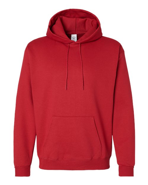 Load image into Gallery viewer, Unisex EcoSmart® Hooded Sweatshirt - Athletic Crimson
