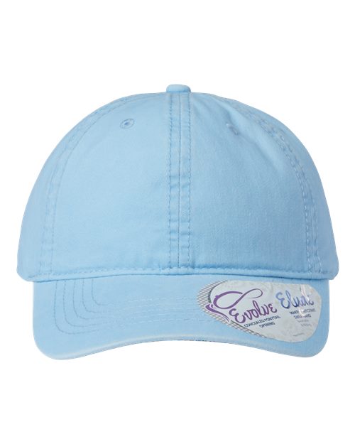 Infinity Her CASSIE Women's Pigment-Dyed with Fashion Undervisor Cap - Cashmere Blue/ Floral