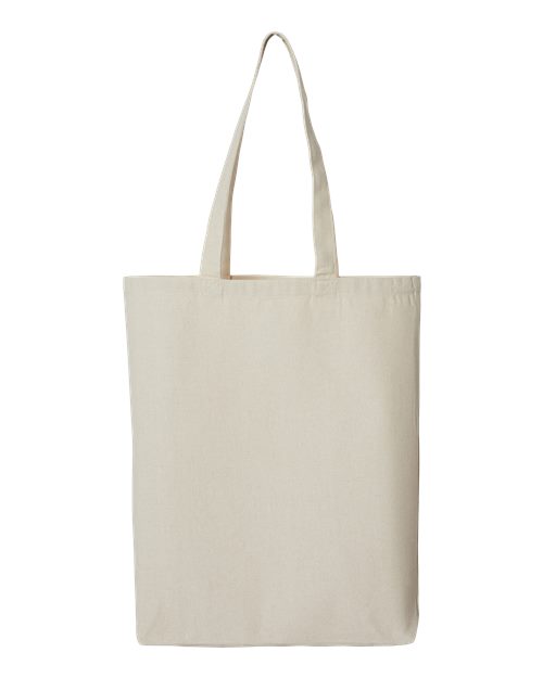 OAD OAD106R Midweight Recycled Gusseted Tote - Recycled Natural
