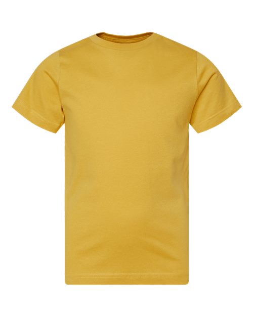 Load image into Gallery viewer, LAT 6101 Youth Fine Jersey Tee - Mustard
