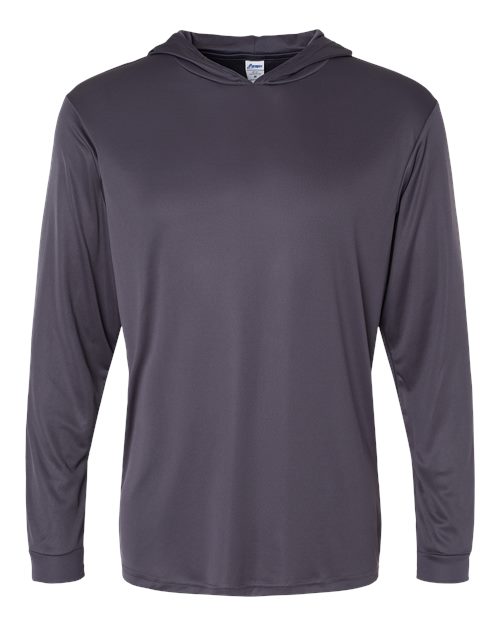 Paragon 220 Unisex Bahama Performance Hooded Long Sleeve T-Shirt - Graphite