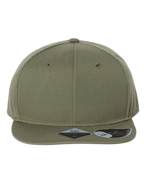 Load image into Gallery viewer, Atlantis Headwear JAMES Sustainable Flat Bill Cap - Olive
