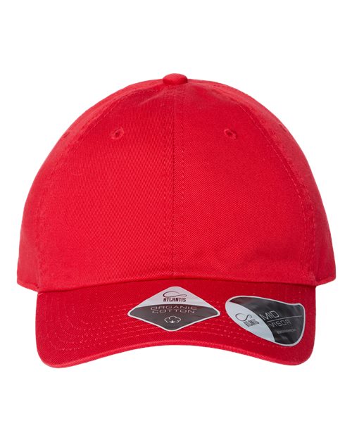 Load image into Gallery viewer, Atlantis Headwear FRASER Sustainable Dad Hat - Red
