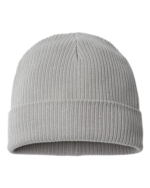 Atlantis Headwear NELSON Sustainable Cuffed Beanie - Light Grey