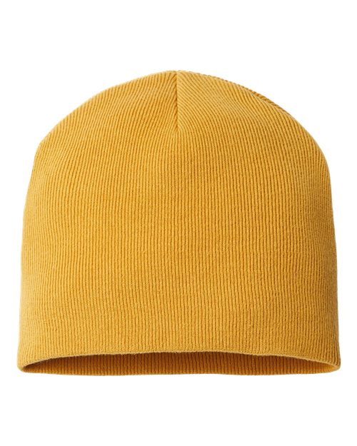 Atlantis Headwear YALA Sustainable Beanie - Mustard Yellow