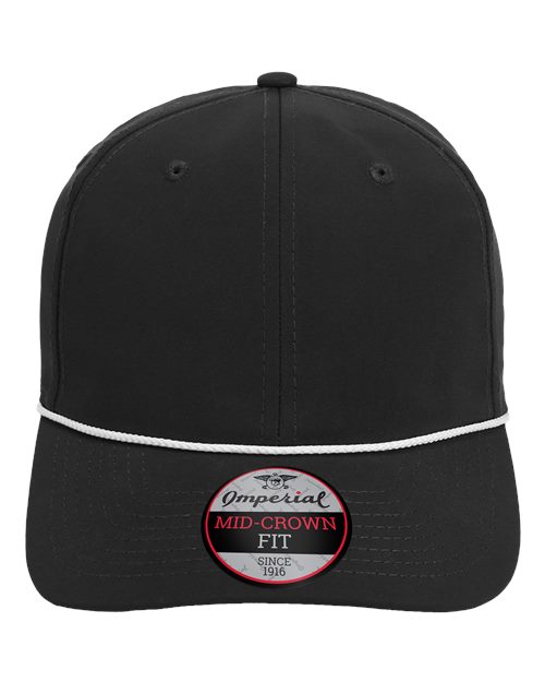 Imperial 7054 The Wingman Cap - Black/ White
