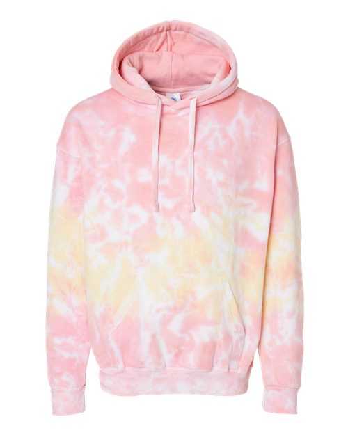 Colortone 8777 Unisex Tie-Dyed Hooded Sweatshirt - Funnel Cake