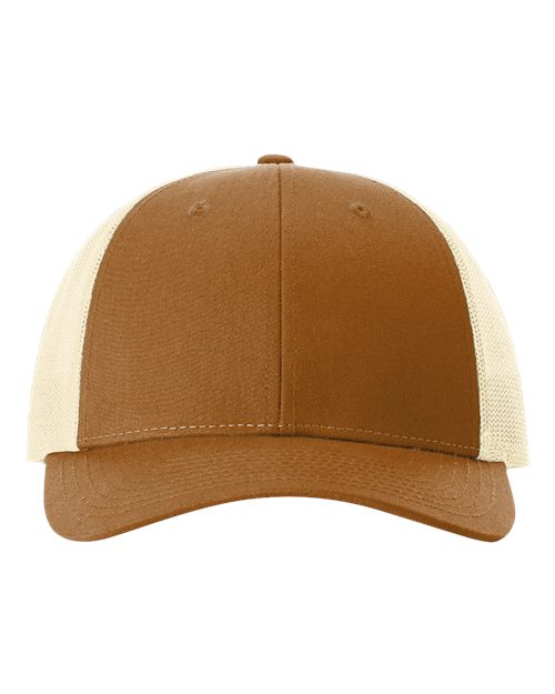 Richardson 115 Low Pro Trucker Cap - Carmel/ Birch
