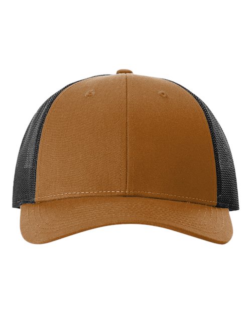 Richardson 115 Low Pro Trucker Cap - Carmel/ Black