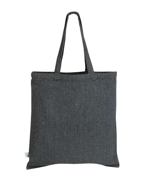 Q-Tees S800 Sustainable Canvas Tote Bag - Dark Grey