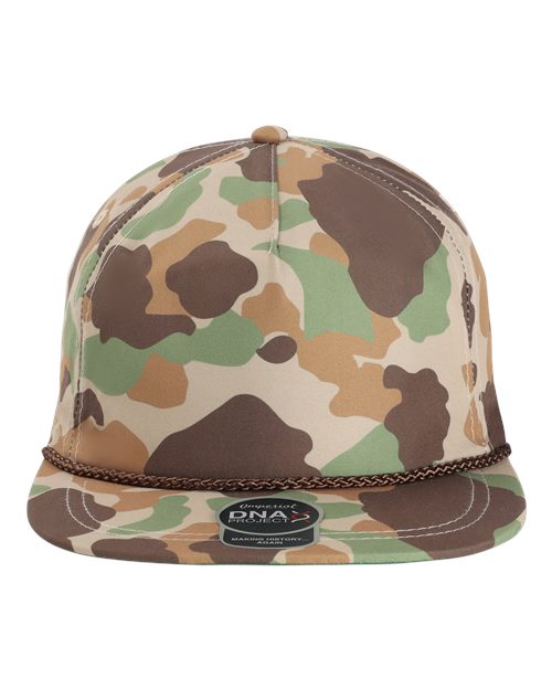 Load image into Gallery viewer, Imperial DNA010 The Aloha Rope Cap - Frog Skin Camo/ Brown
