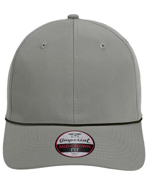 Imperial 7054 The Wingman Cap - Grey/ Black