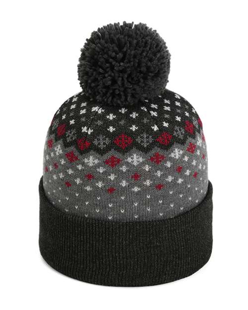 Imperial 6017 The Baniff Cuffed Beanie - Black Heather