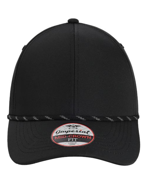 Load image into Gallery viewer, Imperial 6054 The Habanero Performance Rope Cap - Black
