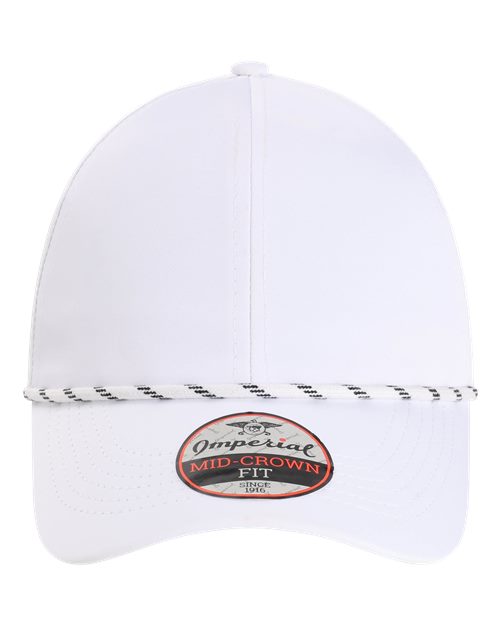 Imperial 6054 The Habanero Performance Rope Cap - White