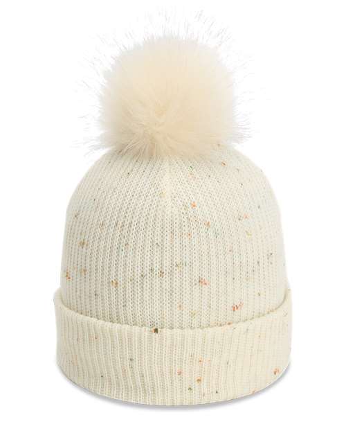 Imperial 6014 The Montage Pom Cuffed Beanie - Putty