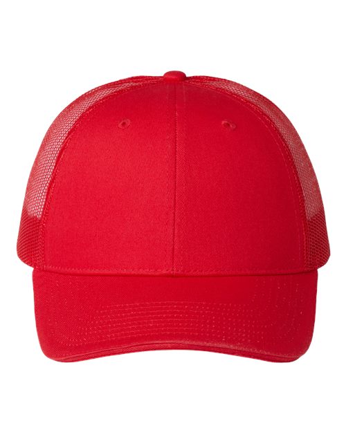Valucap S102 Sandwich Trucker Cap - Red