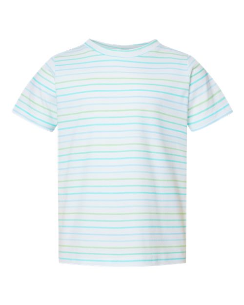 Load image into Gallery viewer, Toddler Fine Jersey Tee - Marine Stripe
