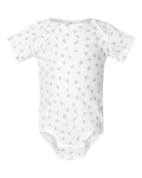 Infant Fine Jersey Bodysuit - White Spot