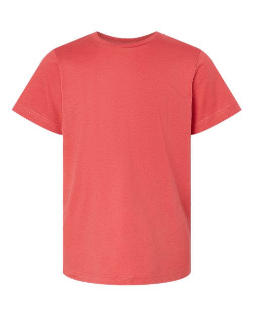 LAT 6101 Youth Fine Jersey Tee - Passionfruit