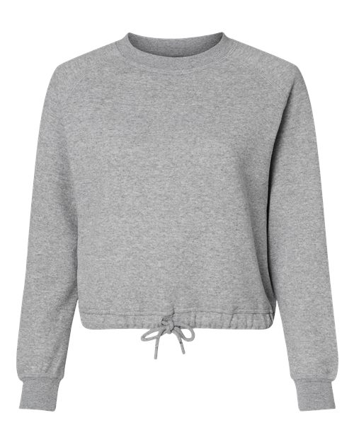 LAT 3528 Women's Relaxed Boxy Crewneck Sweatshirt - Heather