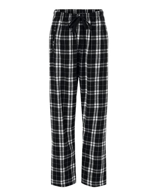 Load image into Gallery viewer, Boxercraft BW6620 Women's Haley Flannel Pants - Black/ White
