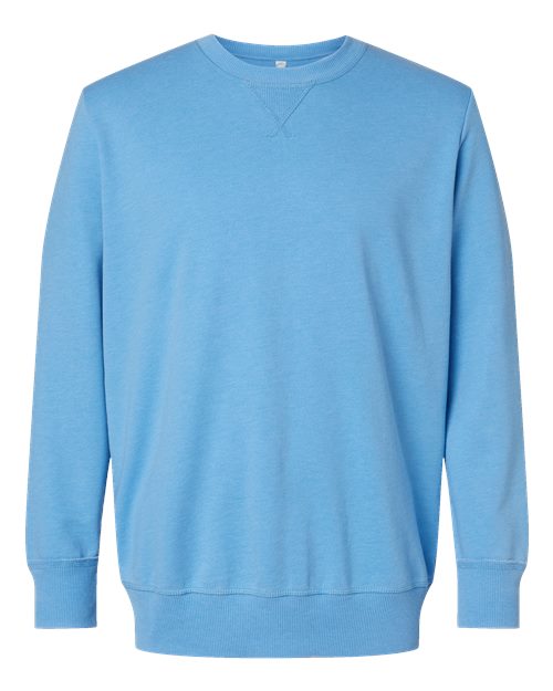 LAT 6935 Unisex Vintage Wash Crewneck Sweatshirt - Washed Tradewind