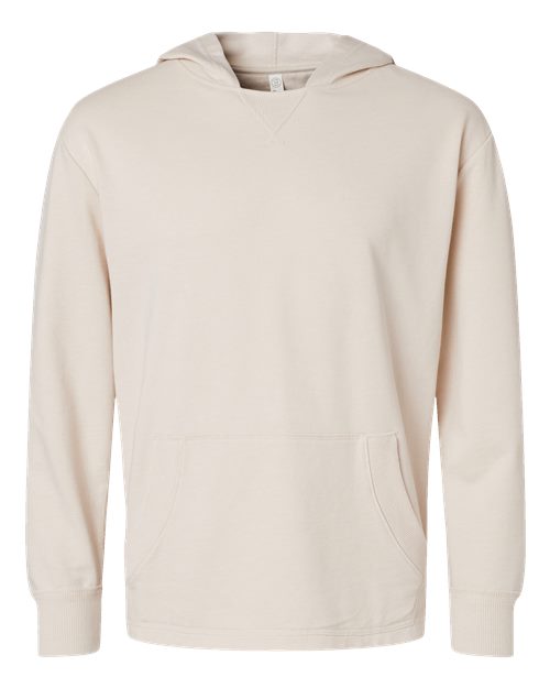 LAT 6936 Unisex Vintage Wash Hoodie Sweatshirt - Washed Natural