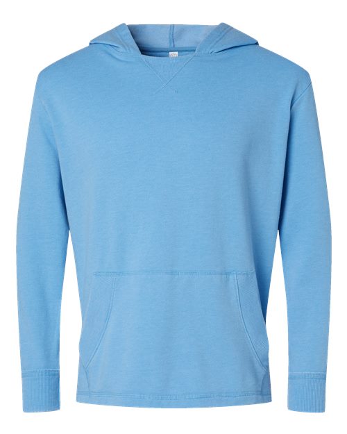 Load image into Gallery viewer, LAT 6936 Unisex Vintage Wash Hoodie Sweatshirt - Washed Tradewind
