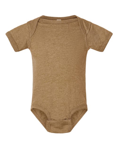 Infant Fine Jersey Bodysuit - Vintage Coyote Brown