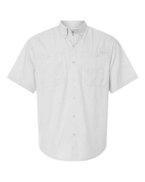 Load image into Gallery viewer, Paragon 700 Men's Hatteras Performance Short Sleeve Fishing Shirt - Aluminum
