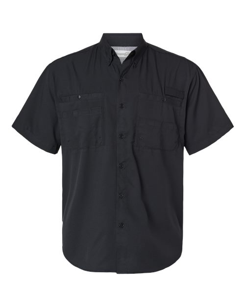 Paragon 700 Men's Hatteras Performance Short Sleeve Fishing Shirt - Black