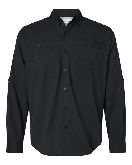 Load image into Gallery viewer, Paragon 702 Men's Kitty Hawk Performance Fishing Shirt - Black
