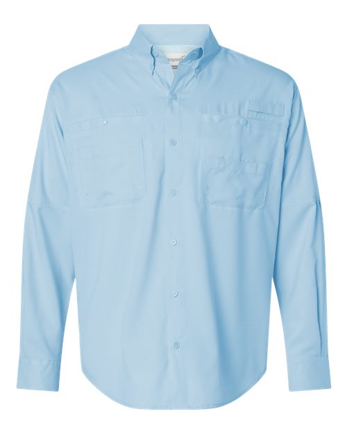 Load image into Gallery viewer, Paragon 702 Men's Kitty Hawk Performance Fishing Shirt - Blue Mist
