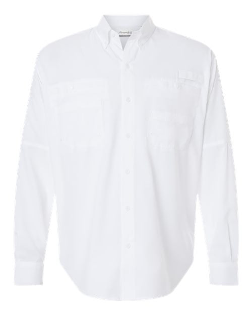 Load image into Gallery viewer, Paragon 702 Men's Kitty Hawk Performance Fishing Shirt - White
