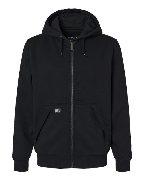 DRI DUCK 7348 Men's Mission Full-Zip Hooded Jacket - Black