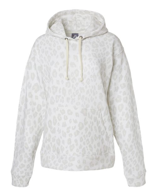 Load image into Gallery viewer, J. America 8871 Men's Triblend Fleece Hooded Sweatshirt - Snow Leopard Triblend
