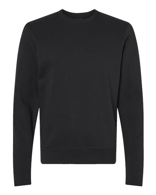 J. America 8721 Unisex BTB Fleece Crewneck Sweatshirt - Black