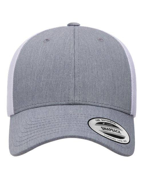 Load image into Gallery viewer, YP Classics 6601 Elite Cap - Heather/ White
