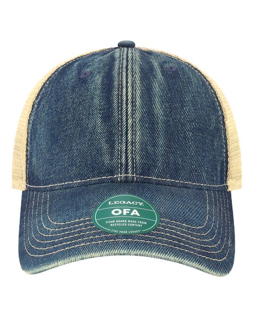 LEGACY OFA Old Favorite Trucker Cap - Blue Denim/ Khaki