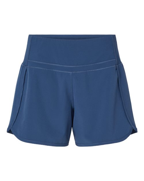 Boxercraft BW6103 Women's Stretch Woven Lined Shorts - Indigo