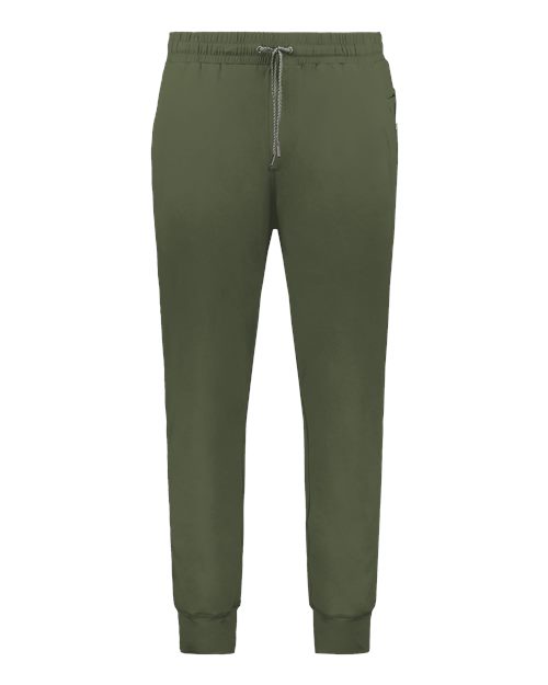 Load image into Gallery viewer, Holloway 222599 Men's Eco Revive™ Ventura Soft Knit Joggers - Olive

