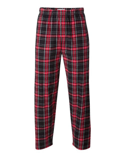 Load image into Gallery viewer, Boxercraft BM6624 Men's Harley Flannel Pants - Black/ Red Kingston Plaid
