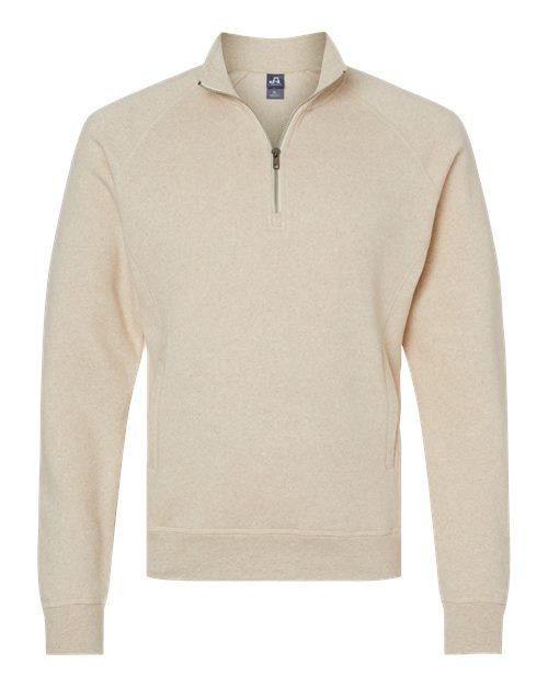 Load image into Gallery viewer, J. America 8869 Men's Triblend Quarter-Zip Sweatshirt - Oatmeal Triblend
