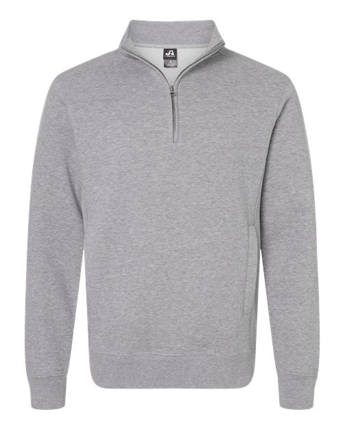 Load image into Gallery viewer, J. America 8717 Unisex Heavyweight Fleece Quarter-Zip Sweatshirt - Oxford
